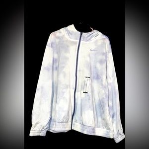 Nike Women's Sportswear Plus Size Icon Clash Tie-Dye Jacket